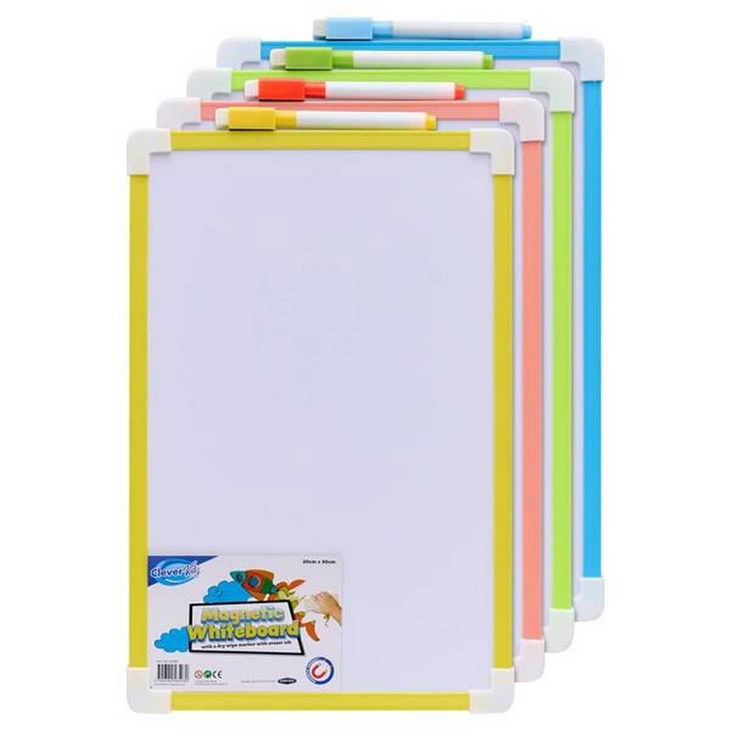 Magnetic Dry Wipe Whiteboard 20x30cm