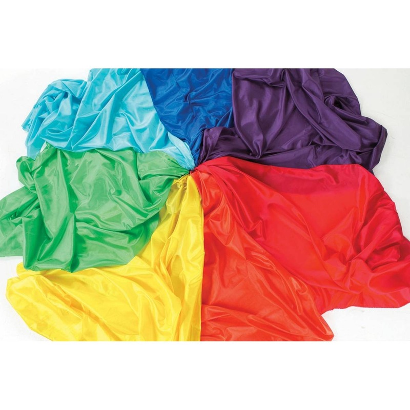 Rainbow Habutae Fabric Pack  Pack of 7