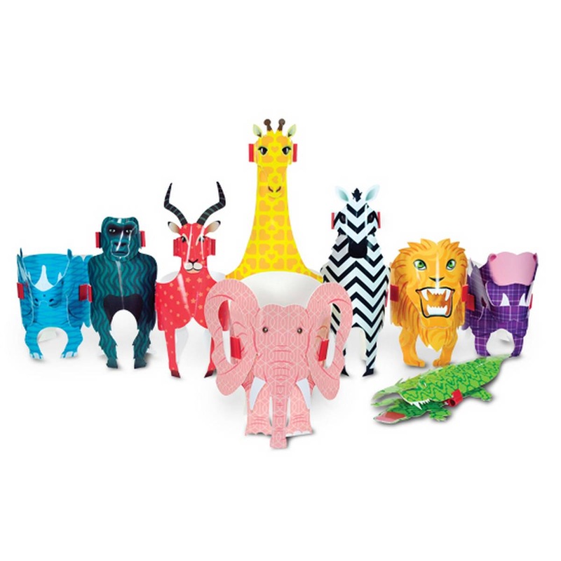 Roylco Constructa Clips Creative Animals Kit