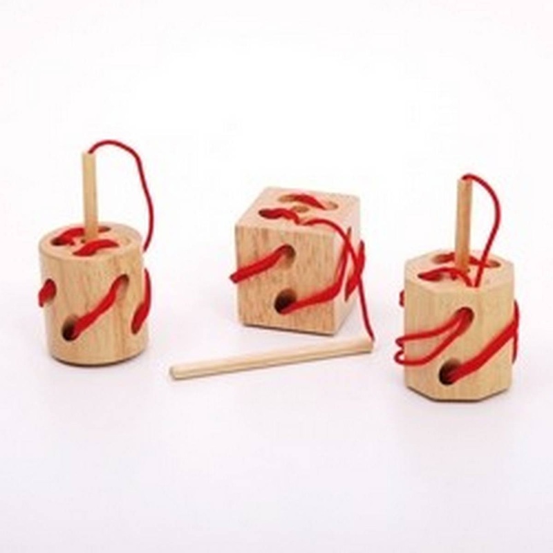 Wooden Sewing Blocks  Pack of 3
