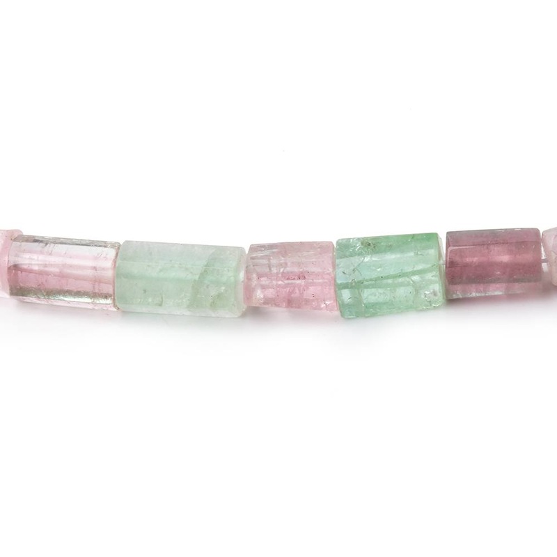 5×3-10x5mm Afghani Tourmaline Natural Tube Beads 17 inch 51 pieces AAA (ONLINE ORDER ONLY)
