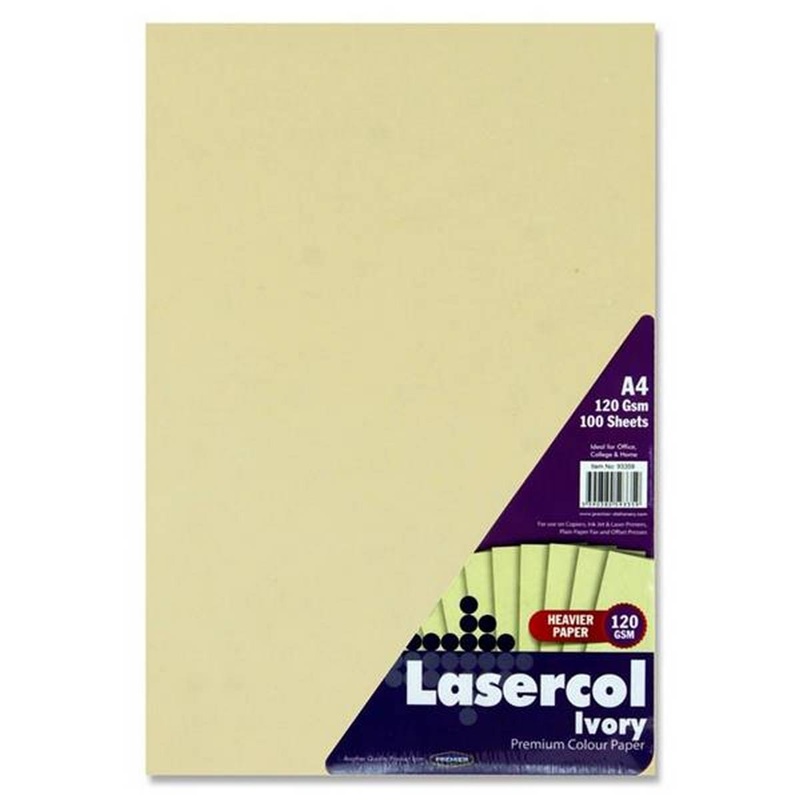 A4 Activity Paper Ivory 120grm (Pack of 100 sheets)