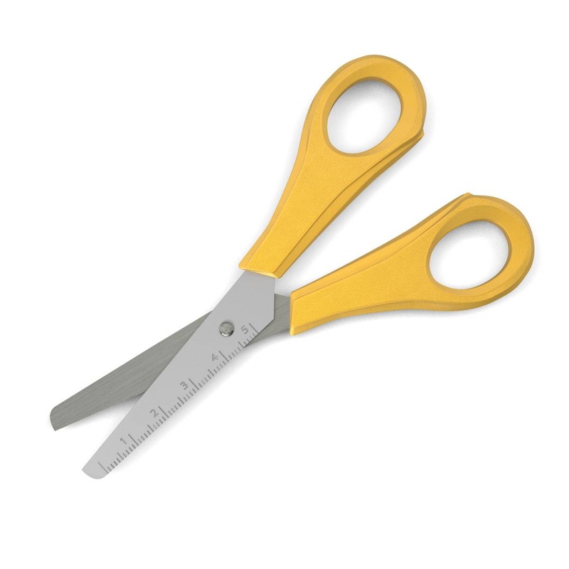 Classmaster Childrens Left-Handed Scissors  Pack of 12