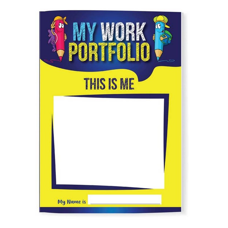 My Work Portfolio  A4 Plain Copybook