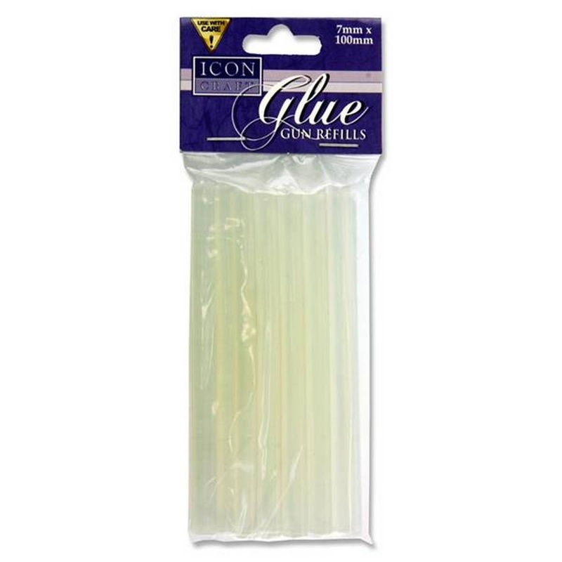 Hot Glue Gun Glue  7mm x 100mm  Pack of 12