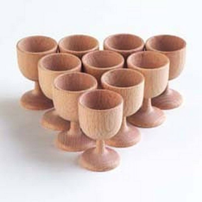 Wooden Egg Cups  pack of 10