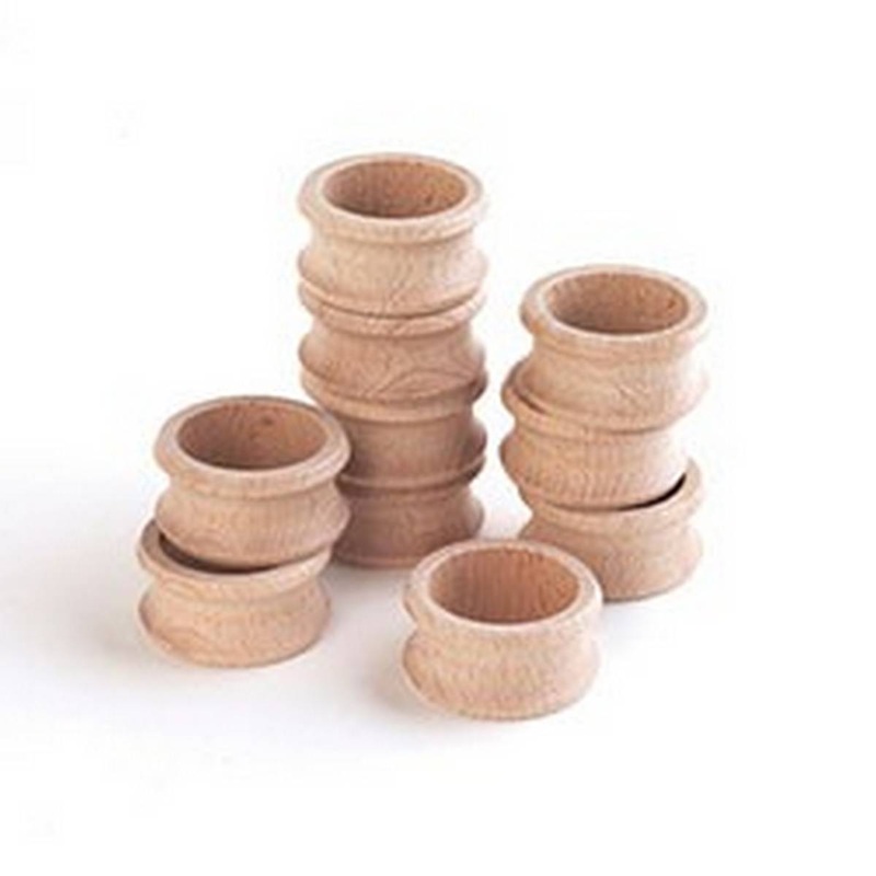 Wooden Napkin Rings  Pack of 10