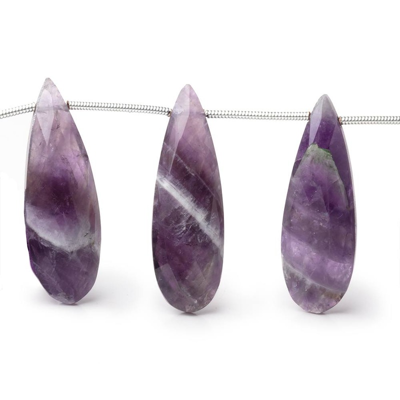 31x10mm Cape Amethyst Faceted Pear Beads 6 inch 9 pieces (ONLINE ORDER ONLY)