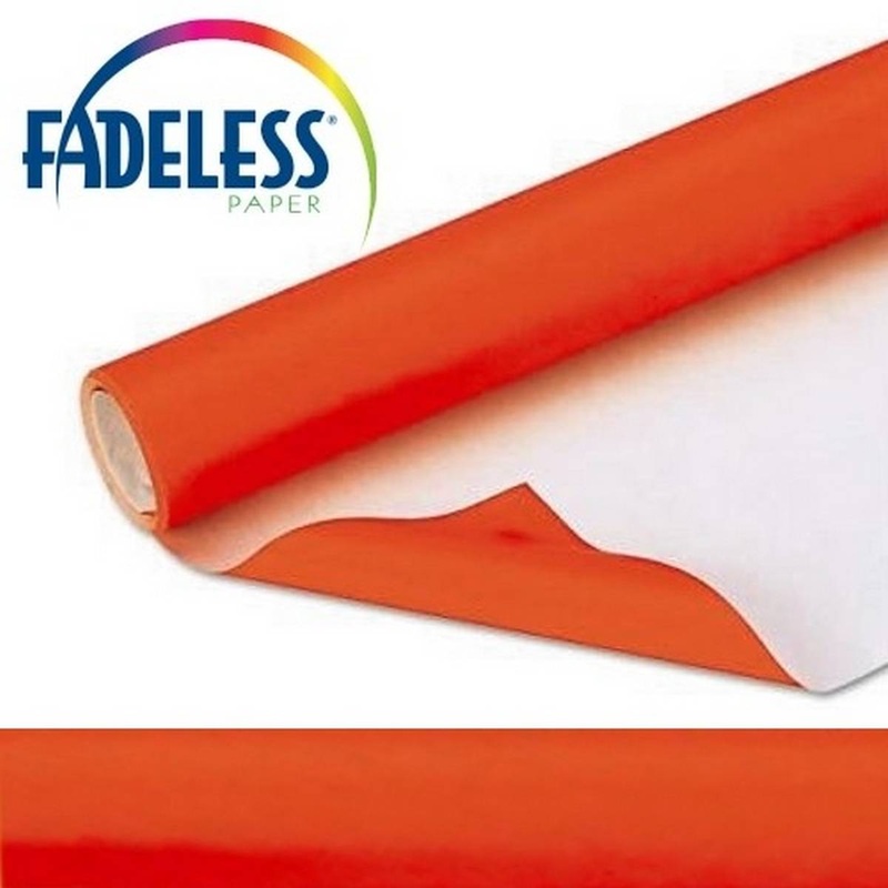 Fadeless Display Roll 1218mm x 15m Orange