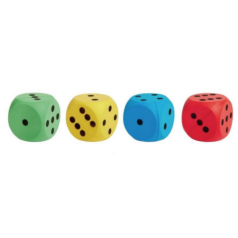 Foam Dice Blue