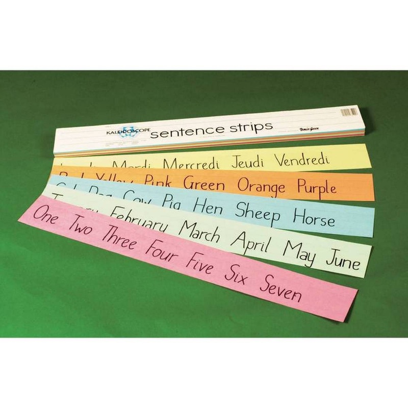 Kaleidoscope Sentence Strips Pack of 100