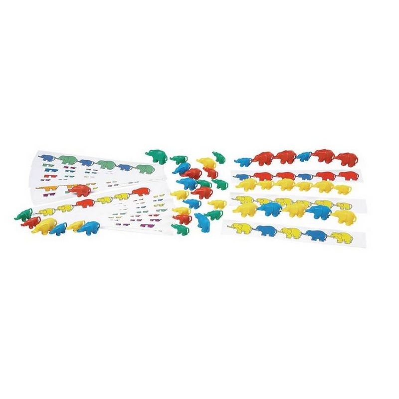 Linking Elephants Pattern Cards