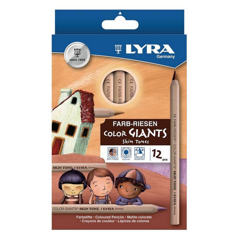 Lyra Skin Tone Colouring Pencils Pack of 12