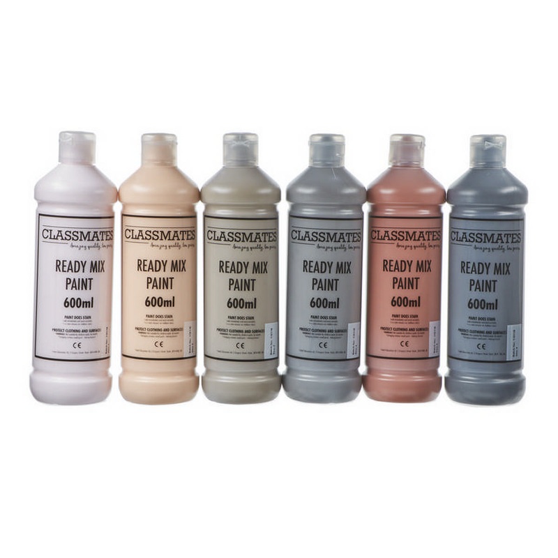 Skin Colour Ready Mix Paint 6x600ml