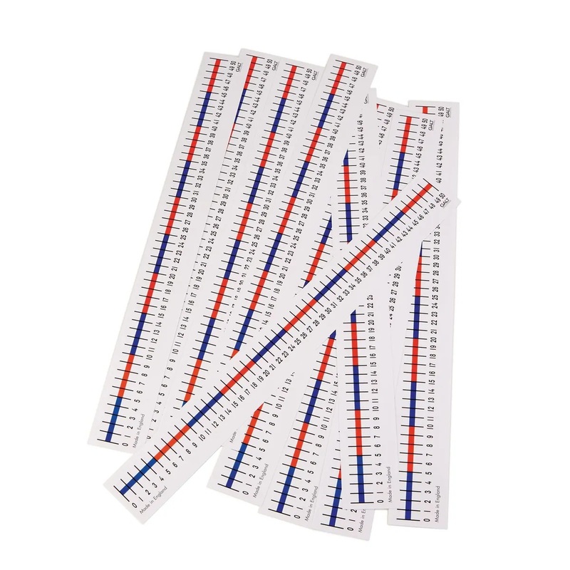Table Top Number Lines 0-50 Pack of 10