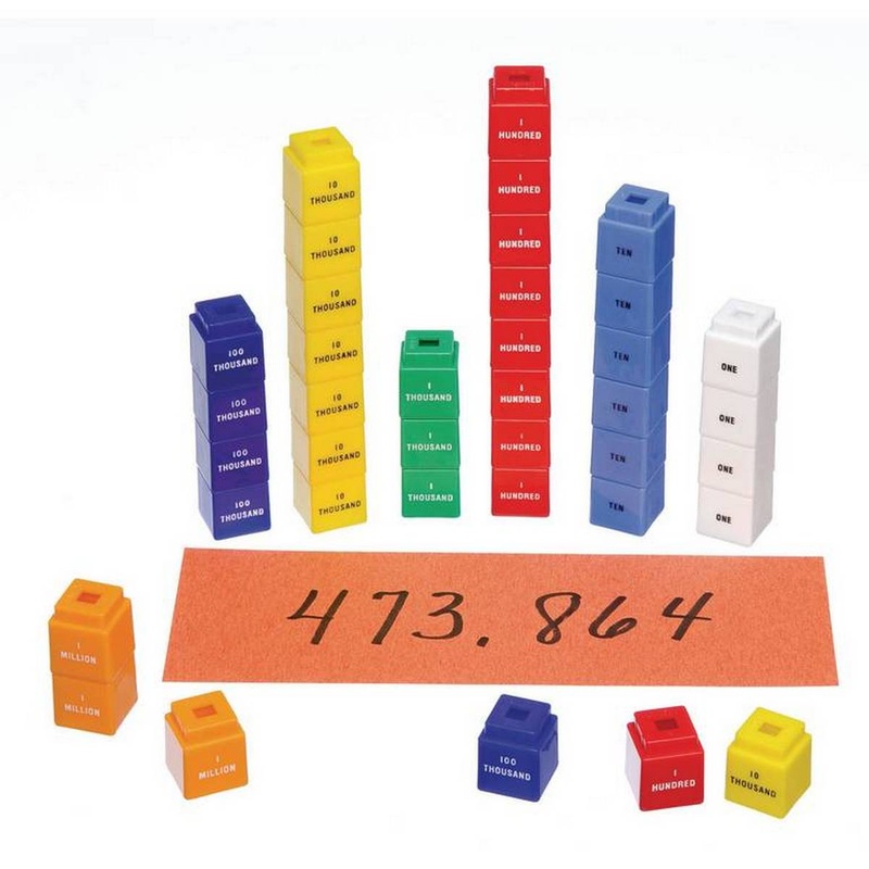 **Unifix Cubes Place Value To A Million