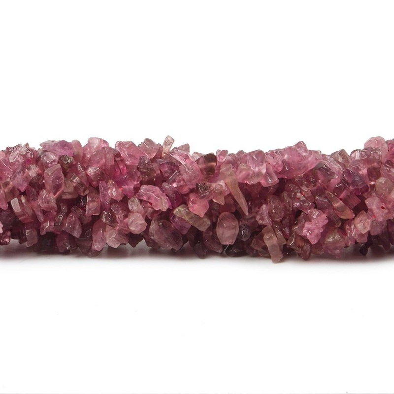 4x3mm Pink Tourmaline Beads Plain Nugget Chips 100 pcs (ONLINE ORDER ONLY)