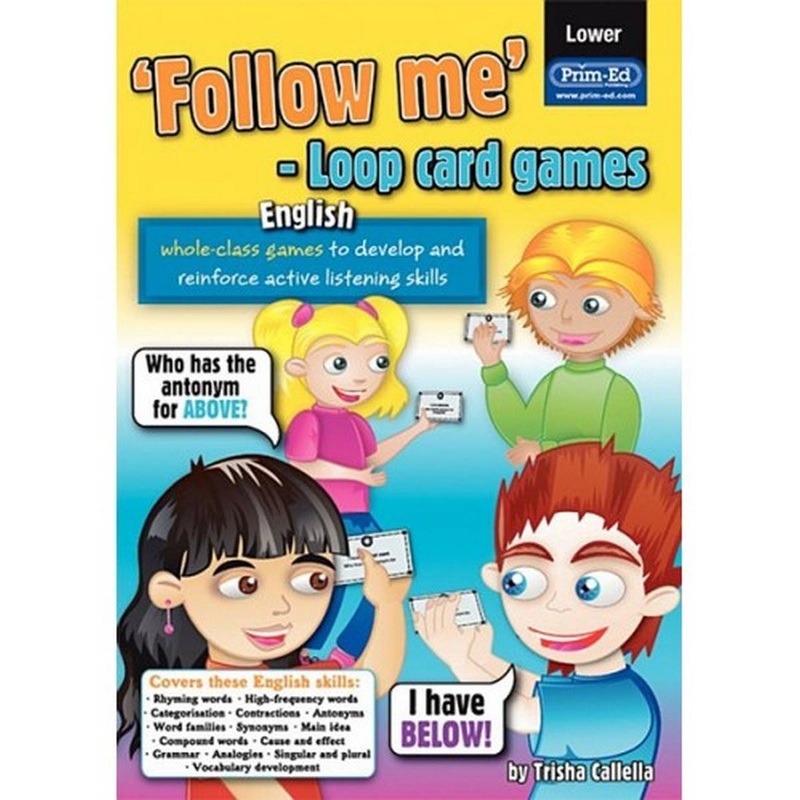 Follow Me! Loop Card Games English  Lower Primary