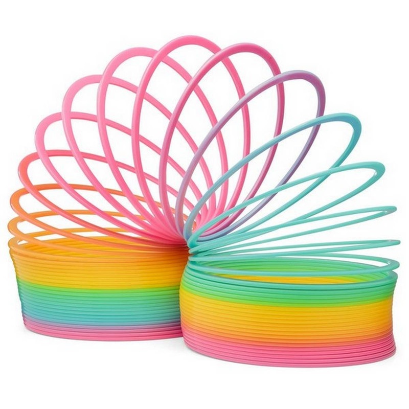 Giant Rainbow Coloured Springy