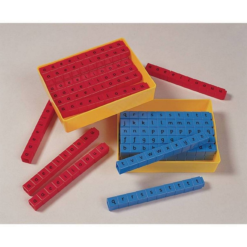 Additional Phonix Cubes Blue Consonants