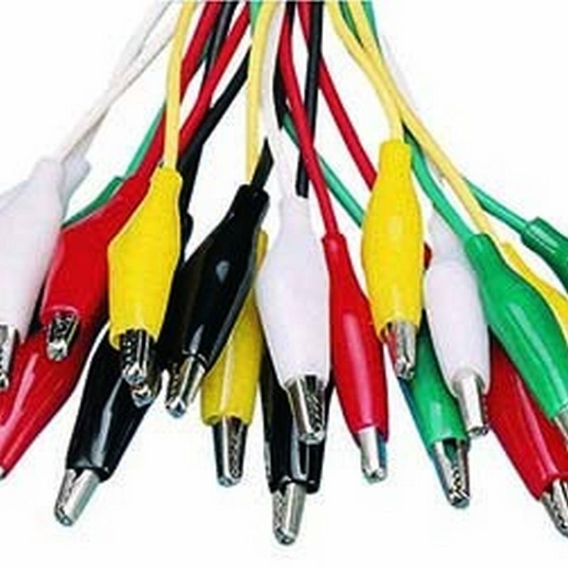 Crocodile Clip Lead Set  Pack of 10