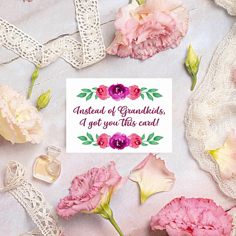Funny Instead of Grandkids Mom Birthday Card (ONLINE ORDER ONLY)
