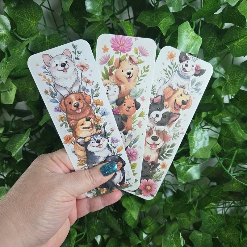 Playful Dogs Bookmark (ONLINE ORDER ONLY)