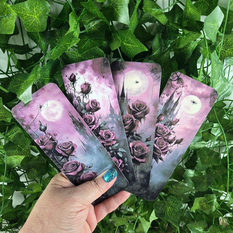 Roses with Spider Bookmark (ONLINE ORDER ONLY)