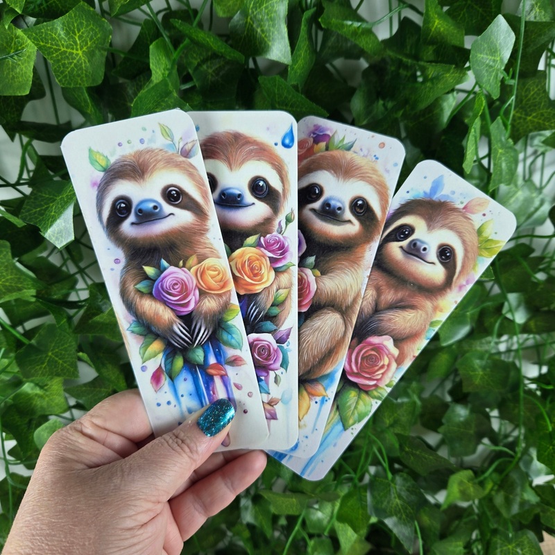 Watercolor Sloth Bookmark (ONLINE ORDER ONLY)