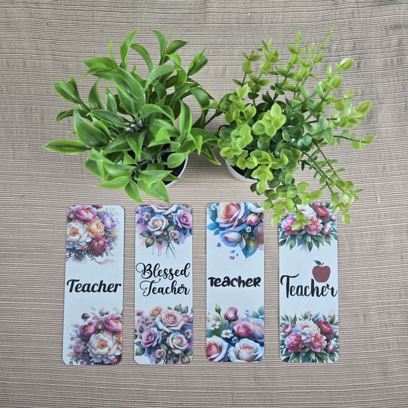 Floral Teacher Bookmark (ONLINE ORDER ONLY)
