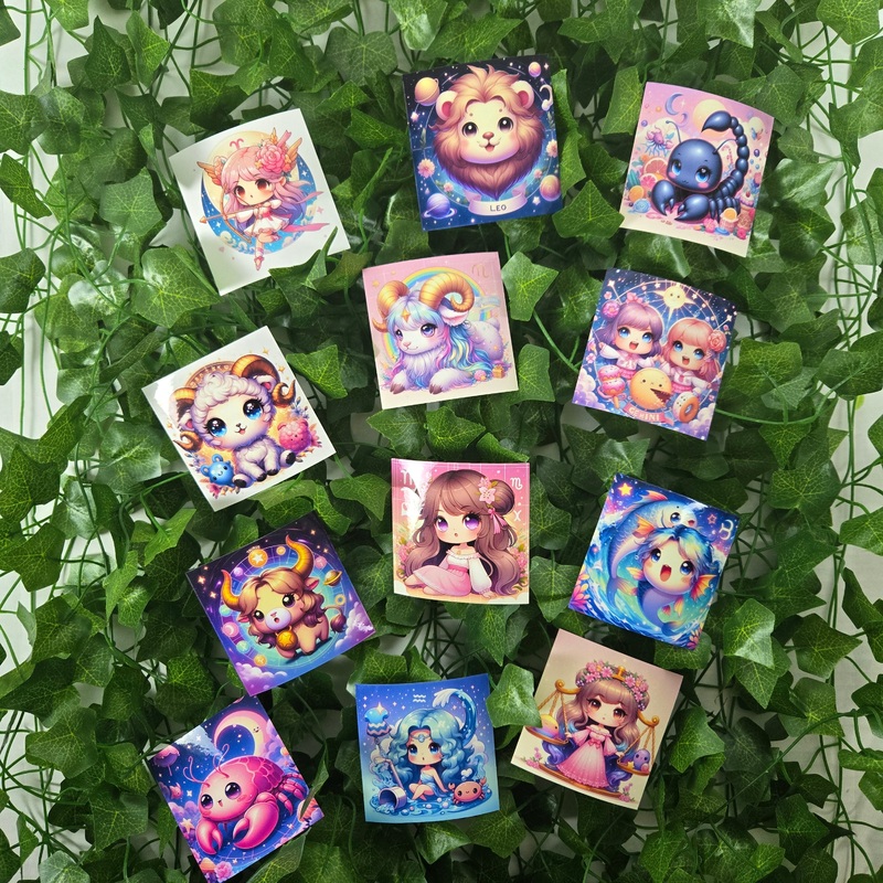 Kawaii Zodiac Stickers (ONLINE ORDER ONLY)