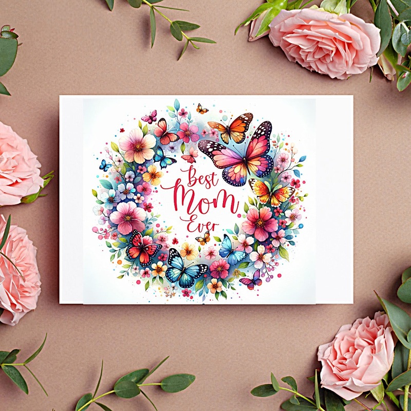 Best Mom Ever Birthday Card (ONLINE ORDER ONLY)