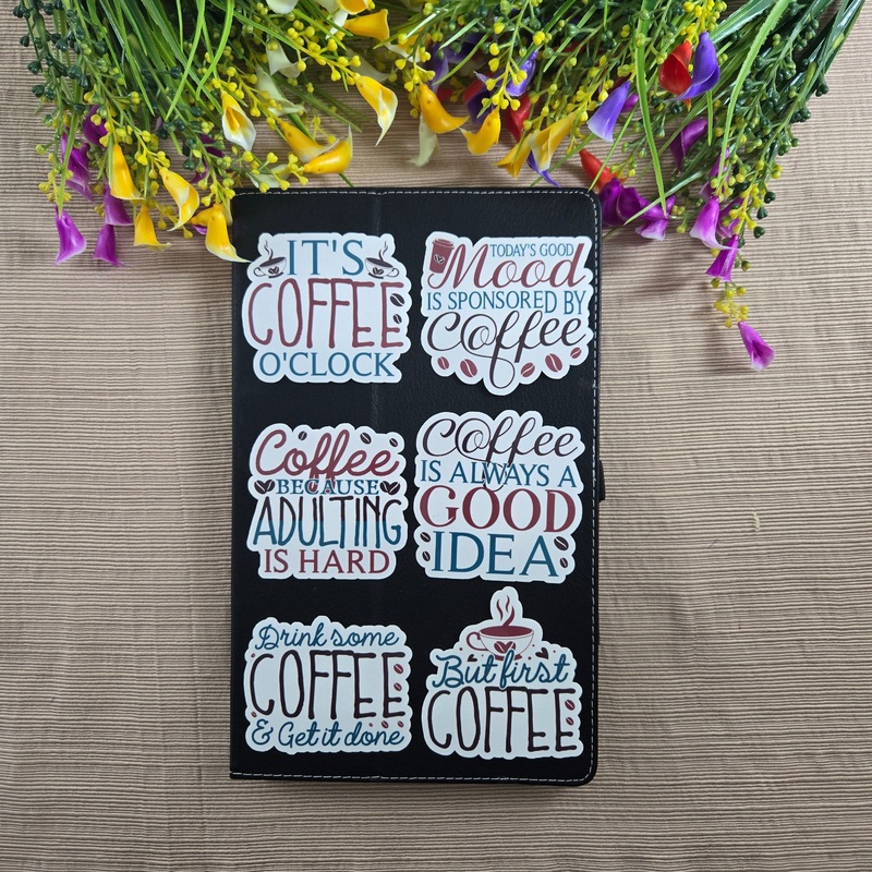 Coffee Quotes Series 1 Stickers (ONLINE ORDER ONLY)