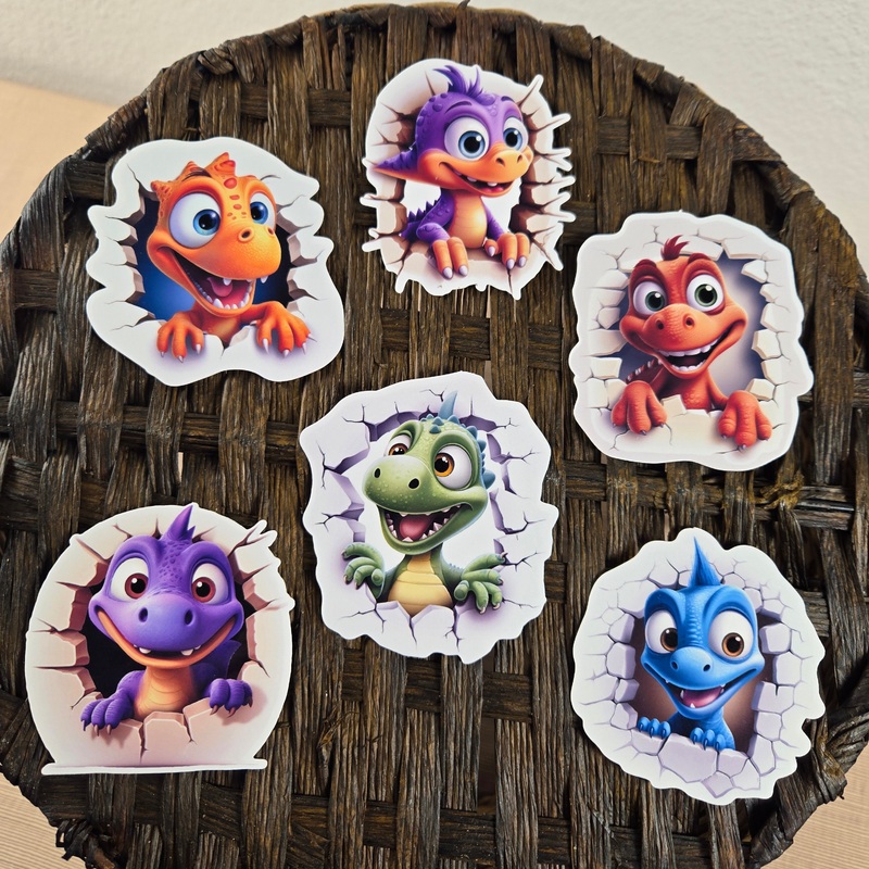 Cute Dinosaur Stickers (ONLINE ORDER ONLY)