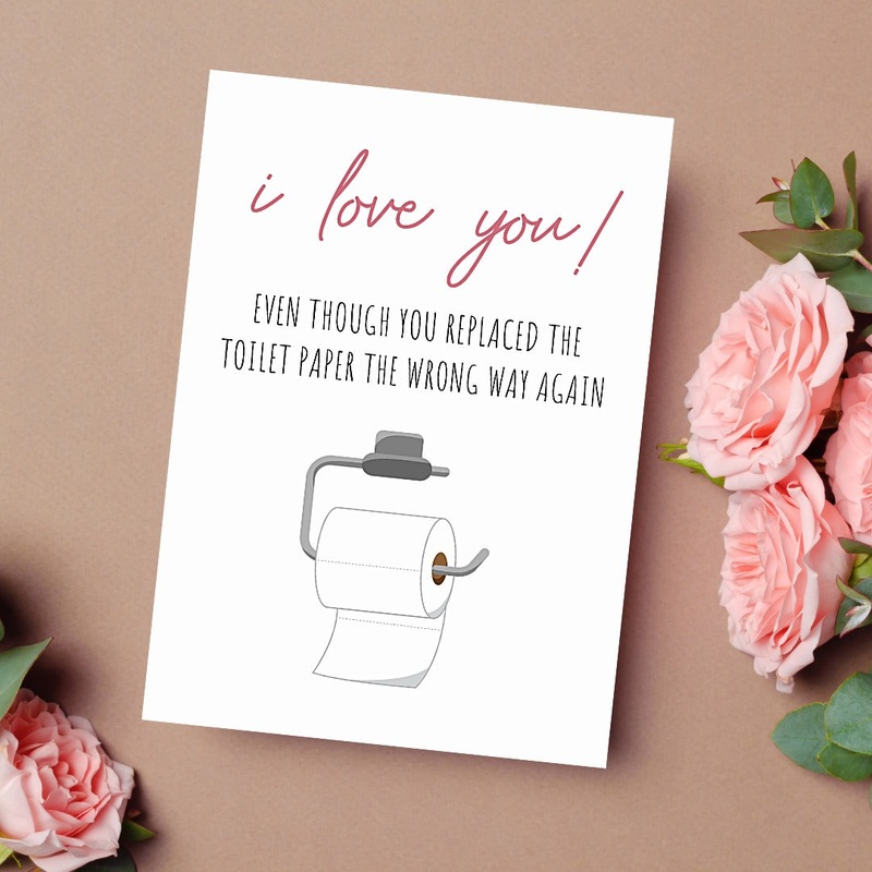 Funny Love Toilet Paper Card (ONLINE ORDER ONLY)