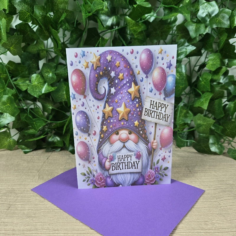 Gnome Birthday Card (ONLINE ORDER ONLY)