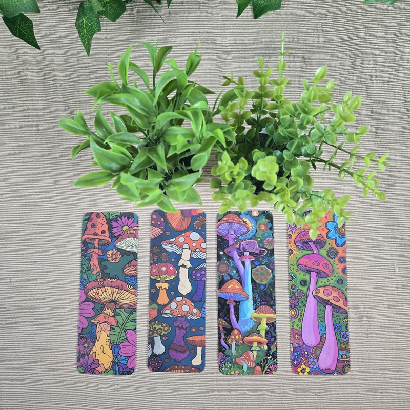 Groovy Mushrooms Bookmark (ONLINE ORDER ONLY)