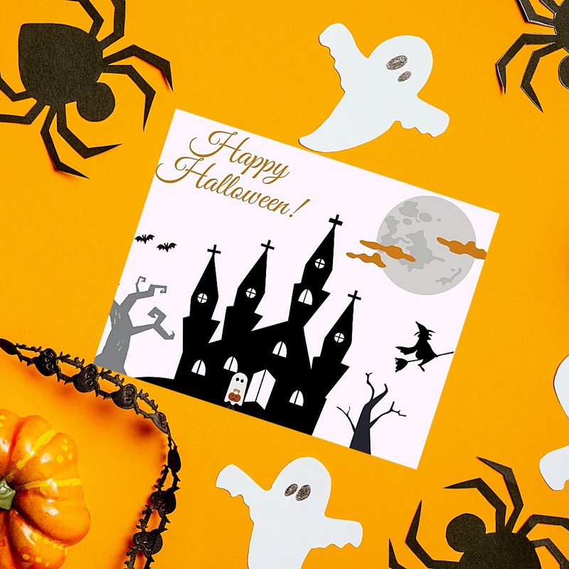 Haunted House Halloween Card (ONLINE ORDER ONLY)