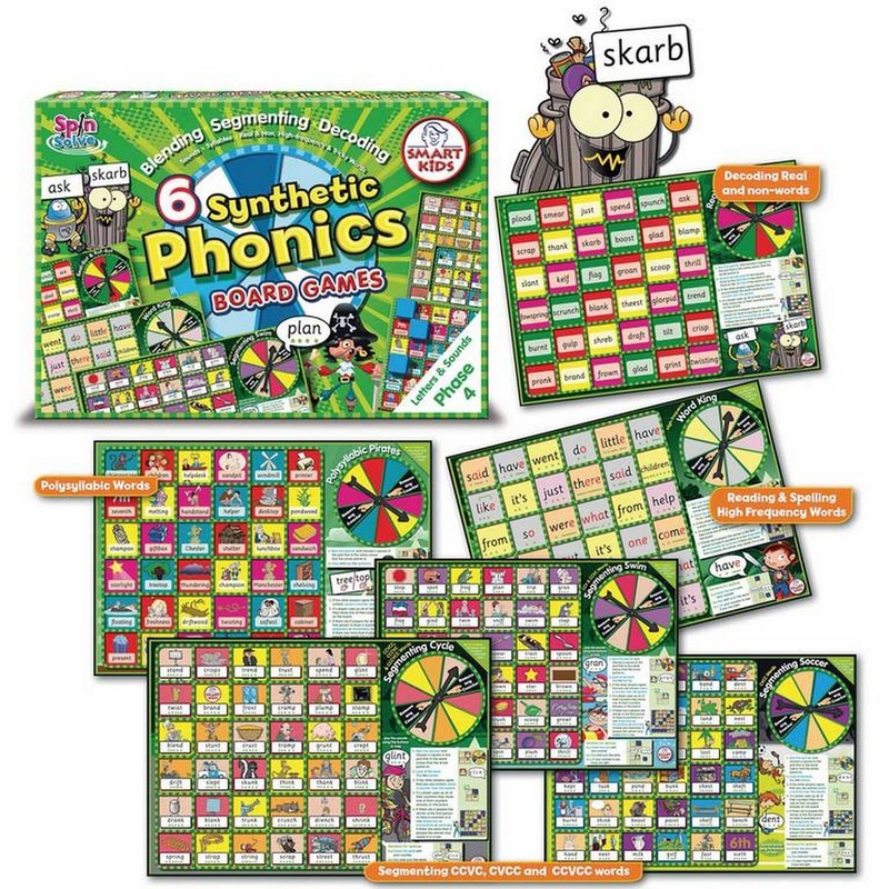 Phase 4 Phonics Board Games