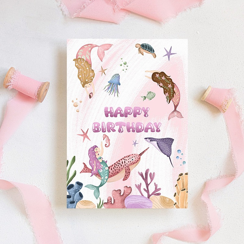 Under The Sea Birthday Card (ONLINE ORDER ONLY)