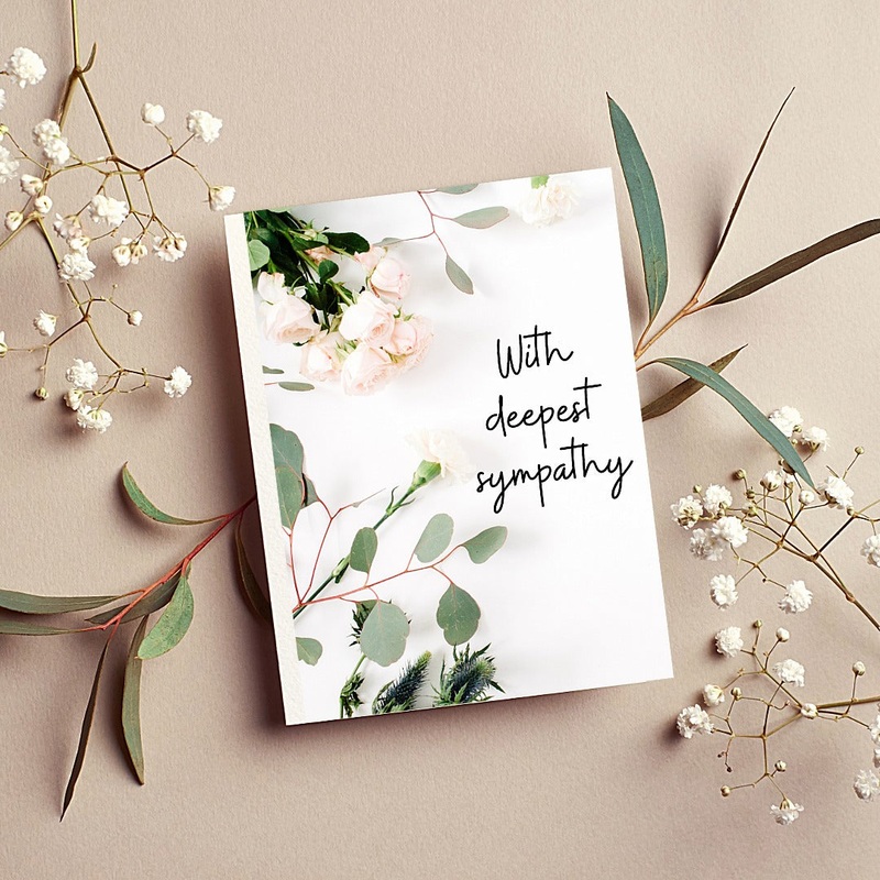With Sympathy Card (ONLINE ORDER ONLY)