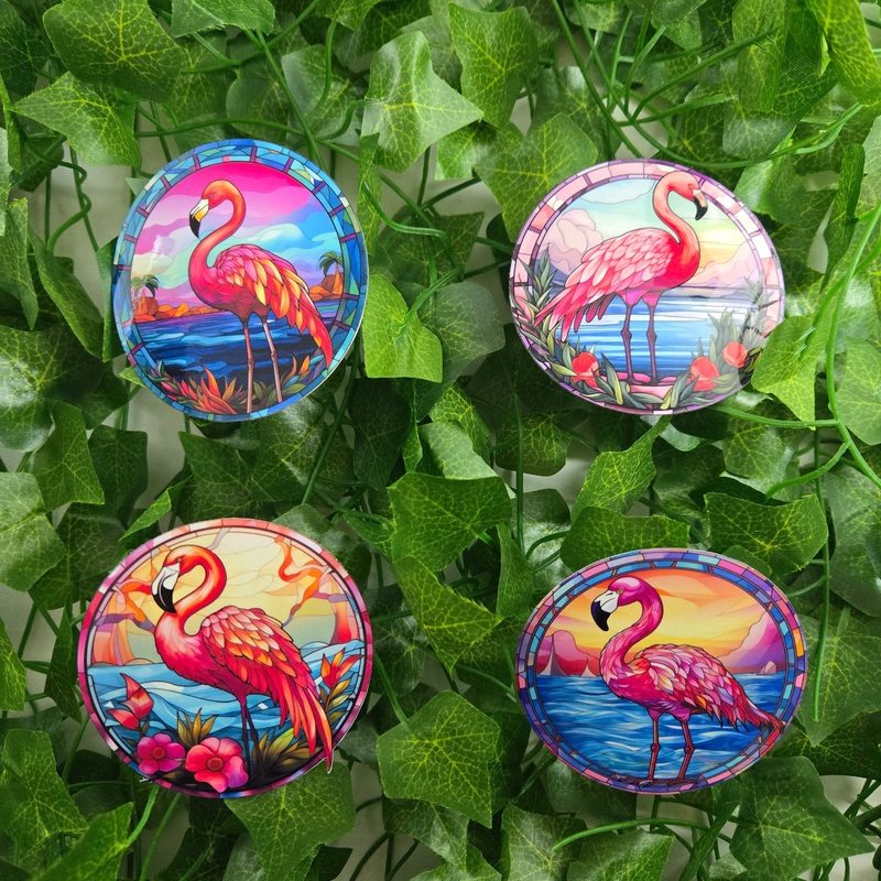 Colorful Flamingo Stickers (ONLINE ORDER ONLY)