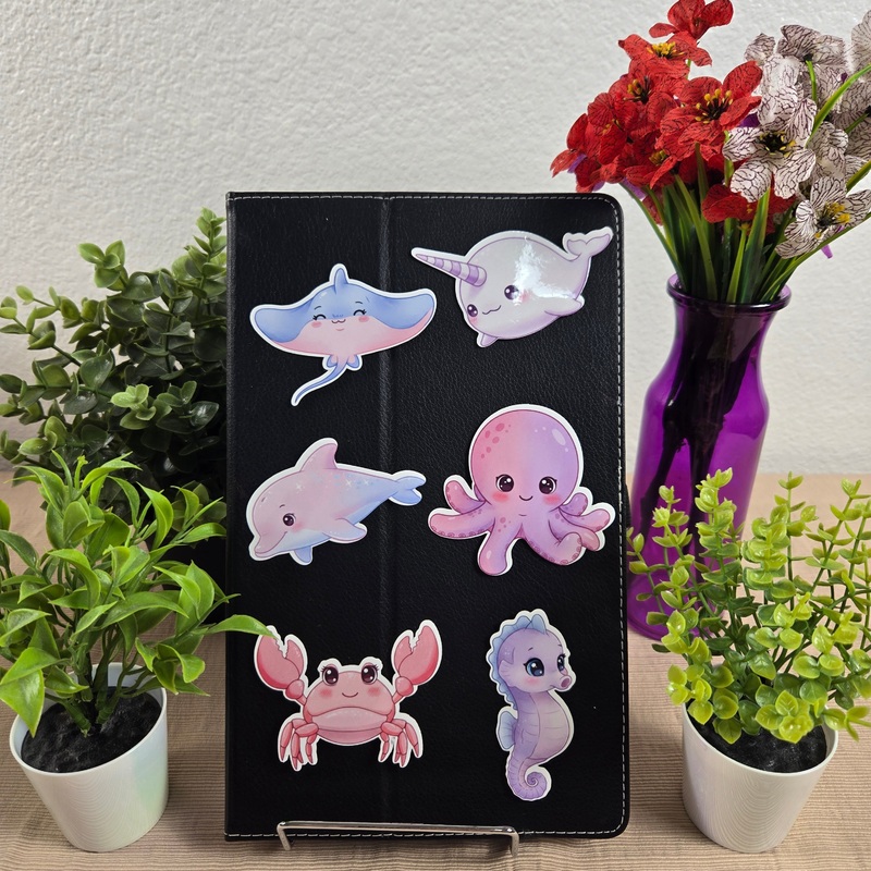 Cute Kawaii Sea Animal Stickers (ONLINE ORDER ONLY)