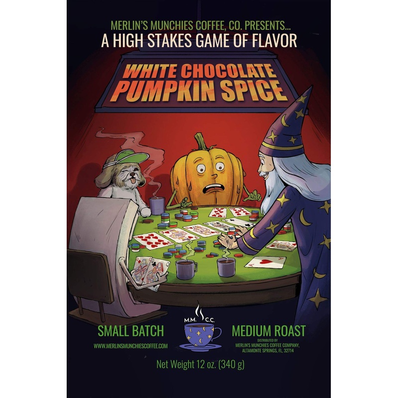 DECAF White Chocolate Pumpkin Spice 12 oz (ONLINE ORDER ONLY)