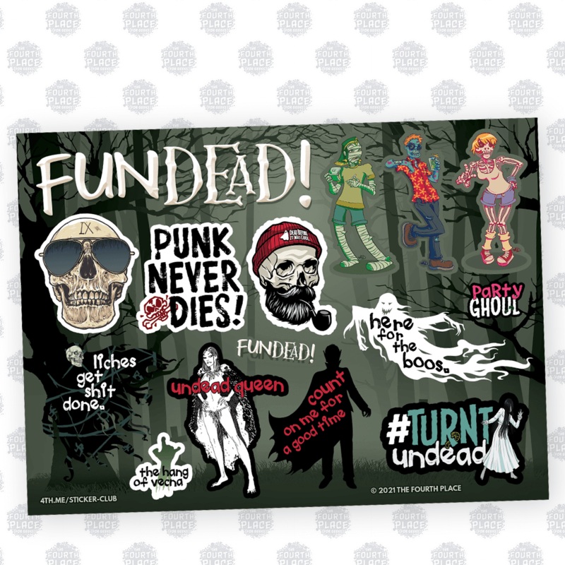 Fundead! Stickers (ONLINE ORDER ONLY)
