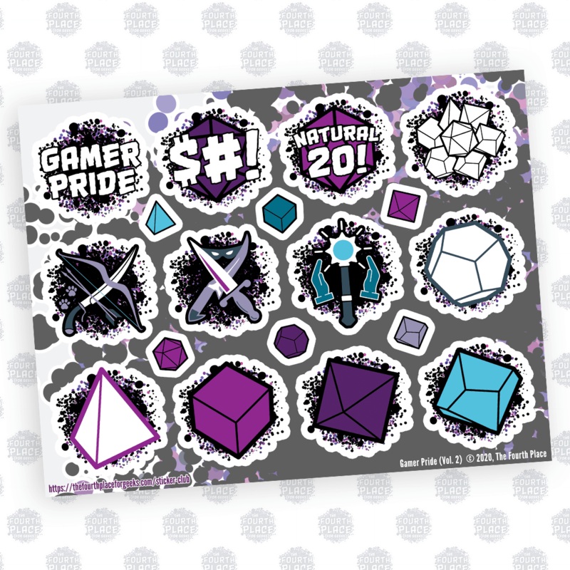 Gamer Pride (Vol. 2) Stickers (ONLINE ORDER ONLY)