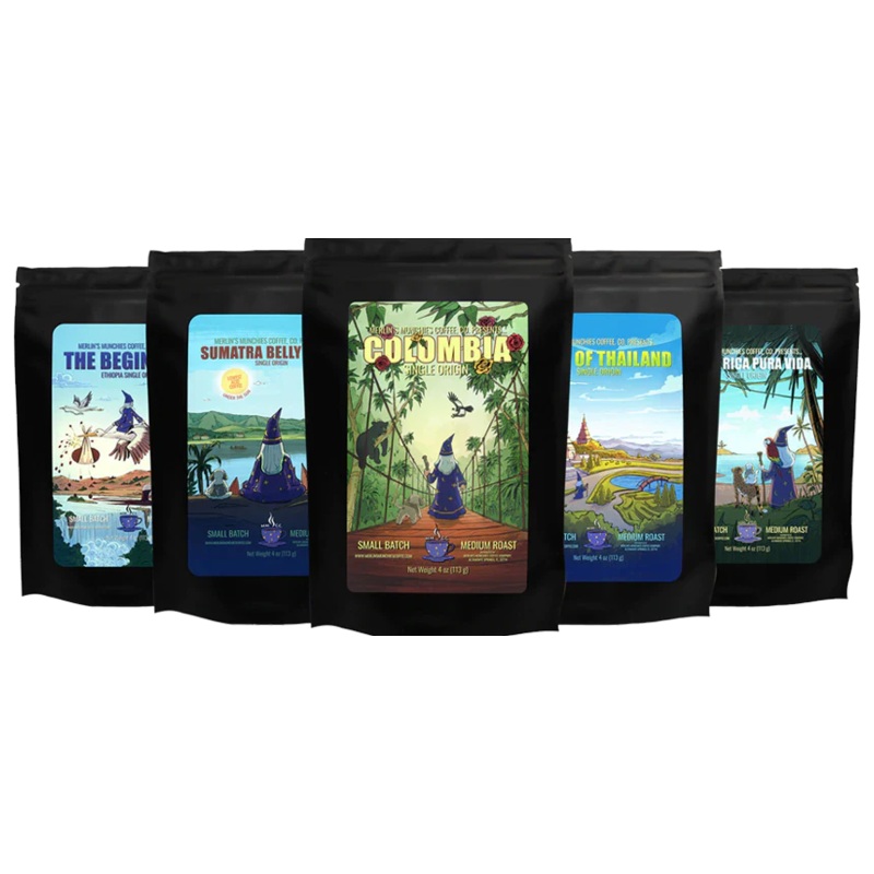 Merlin’s Single Origin Sample Pack (ONLINE ORDER ONLY)