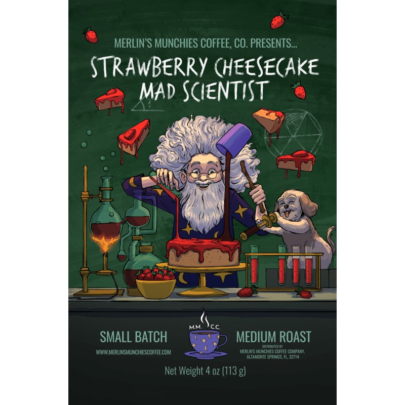 Strawberry Cheesecake Mad Scientist 12oz (ONLINE ORDER ONLY)