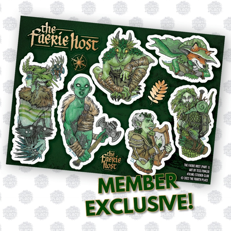 The Faerie Host Stickers (Part 1) (ONLINE ORDER ONLY)