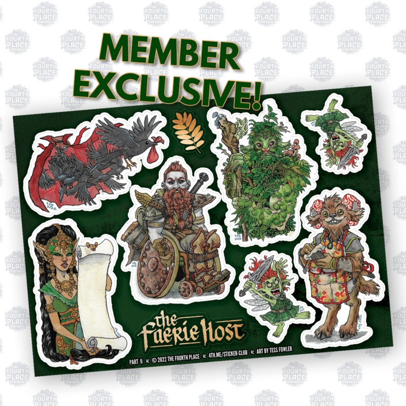 The Faerie Host Stickers (Part 2) (ONLINE ORDER ONLY)